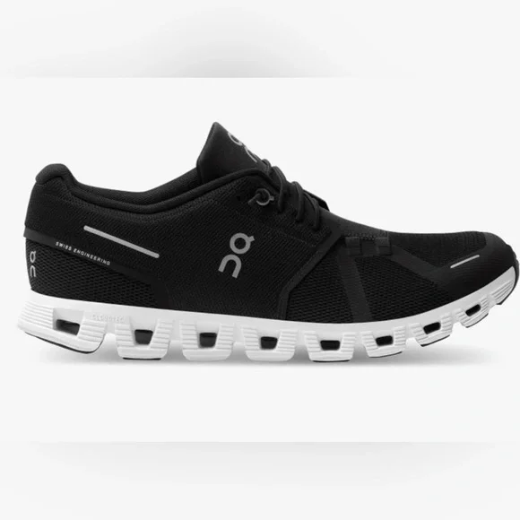 On Running | Shoes | On Cloud 5 Black White Mens Size 5  display picture 1